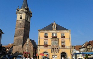 Place du marché à Obernai