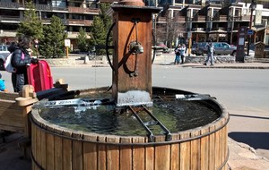 Fontaine à Val d'Isère